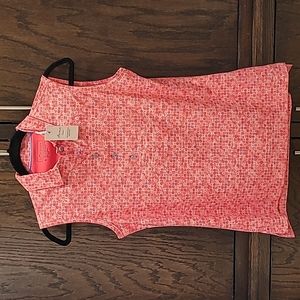 Peter Millar sleeveless banded button polo